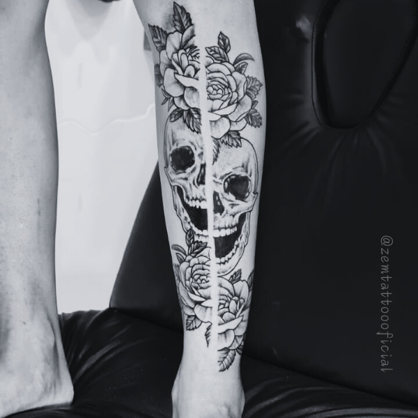 Tattoo Preto e Cinza